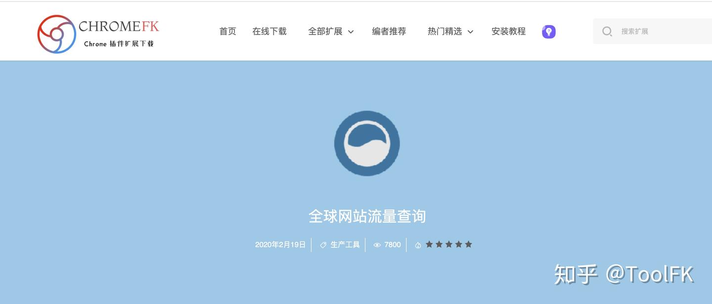 ChromeFK插件推荐系列二:流量分析插件推荐- 知乎