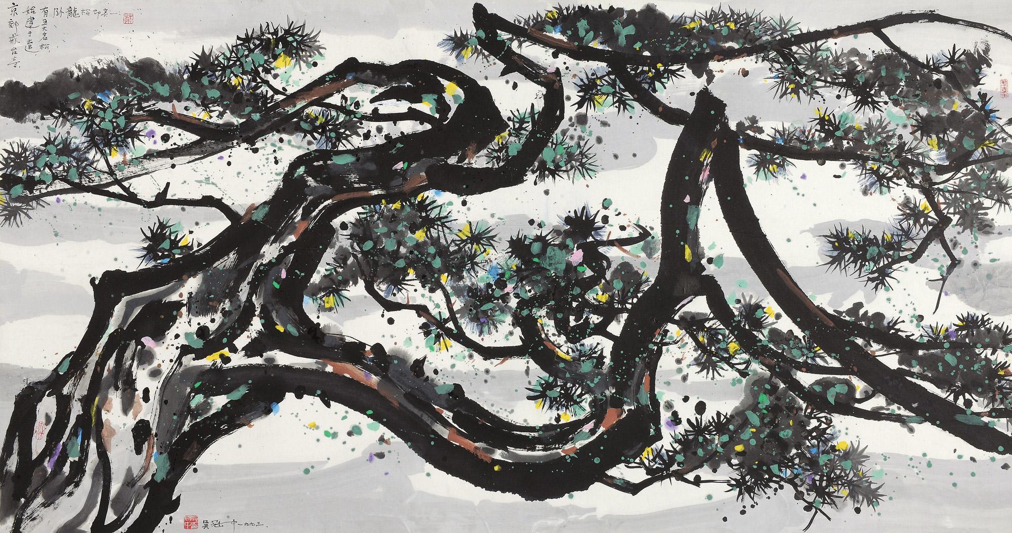 探寻树的精灵吴冠中先生的画与树