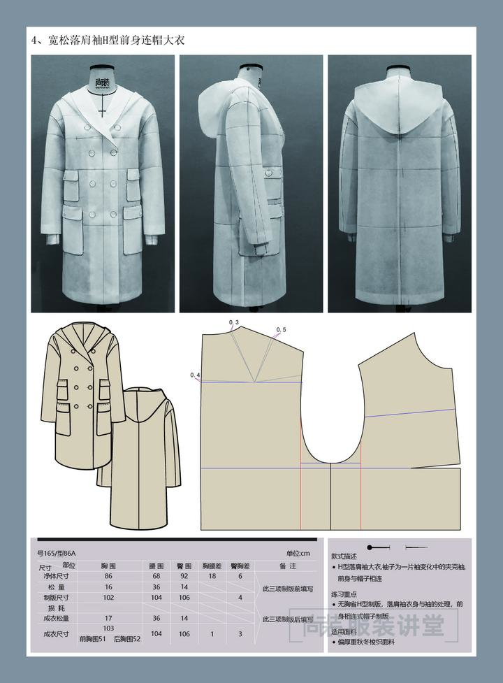 服装制版培训教程 | 宽松落 …