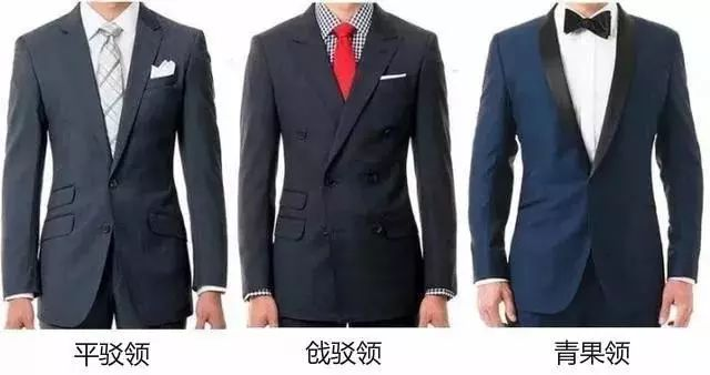 平驳领,戗驳领,青果领西装翻领共有三类翻领的重要性不言而喻定制一套