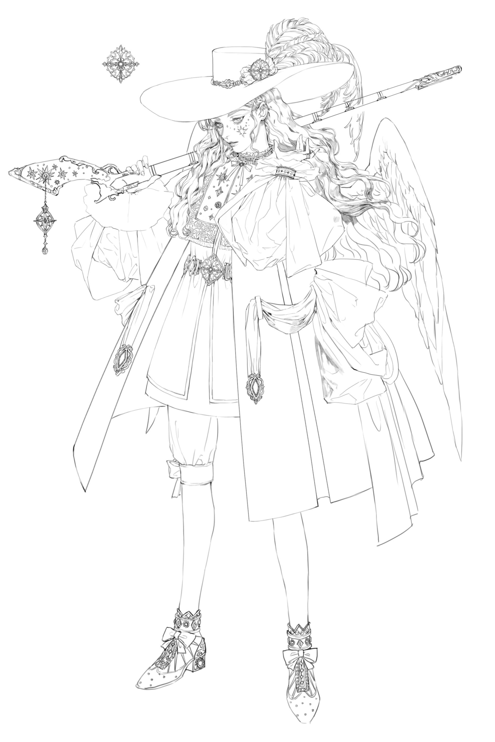 有哪些你认为线稿画得很好看的画师