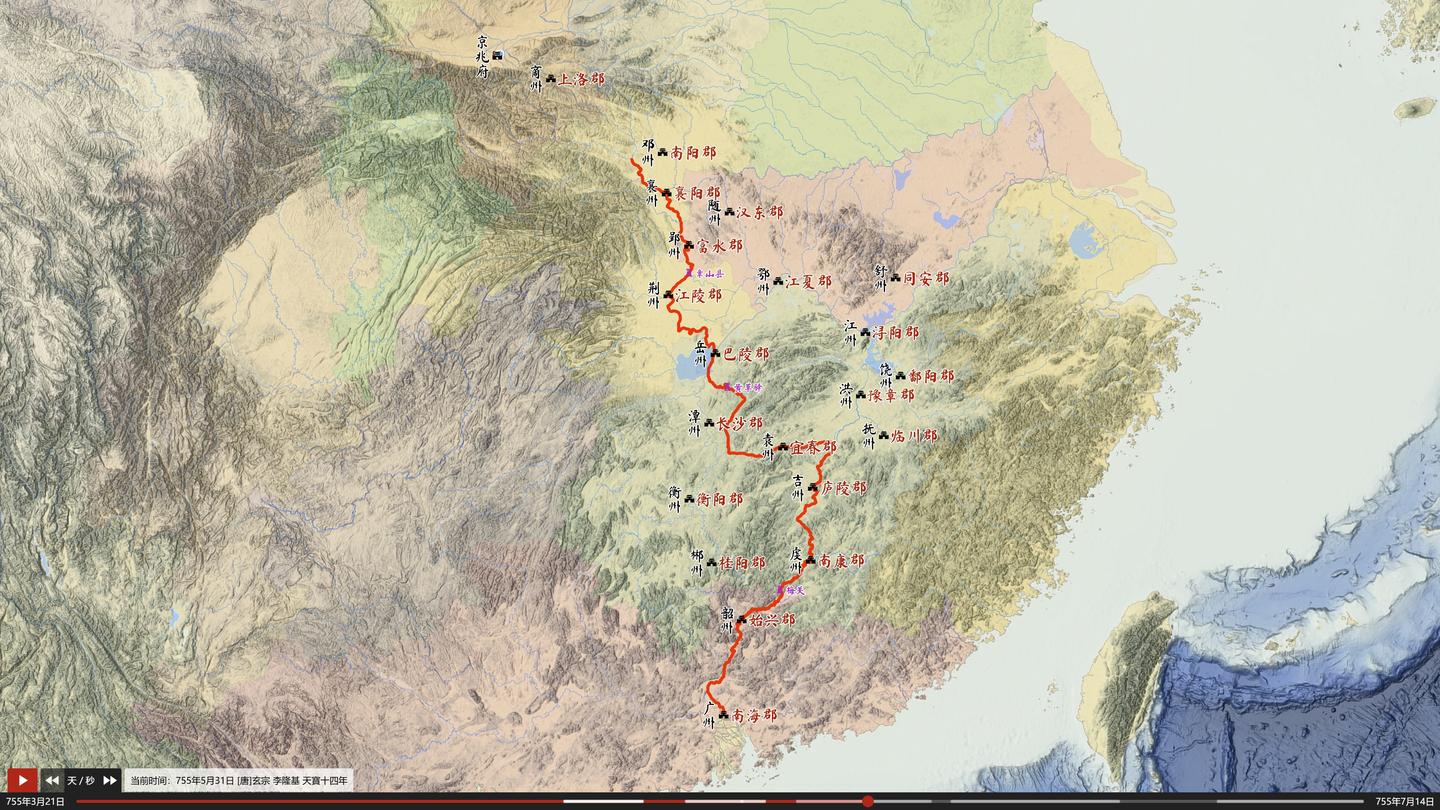 长安的荔枝》原著在线时间轴地图，再也不怕搞不清线路了- 知乎