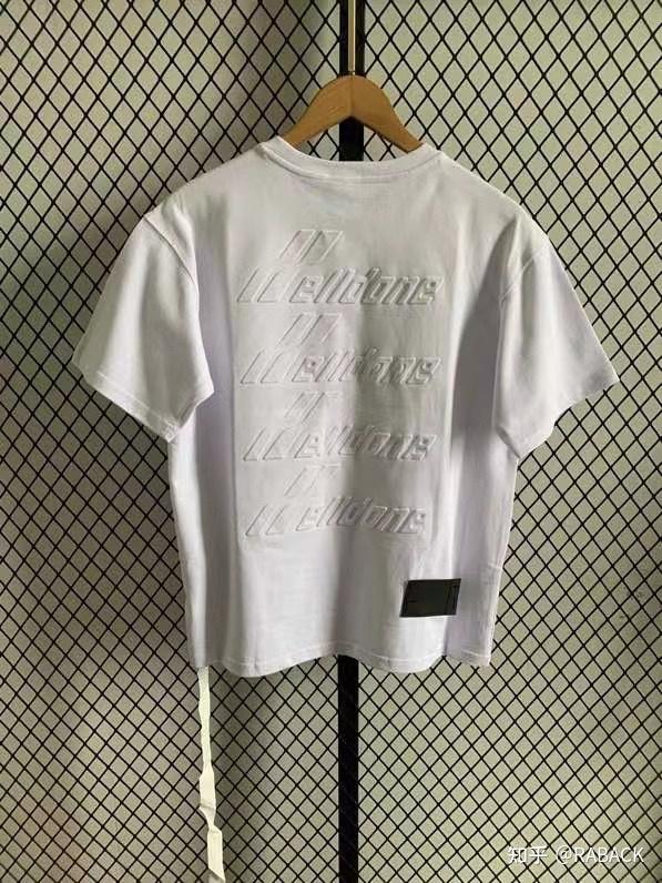 we11done立体浮雕弹幕压花字母短袖.  黑色 白色 玫红色 蓝色 xs sm