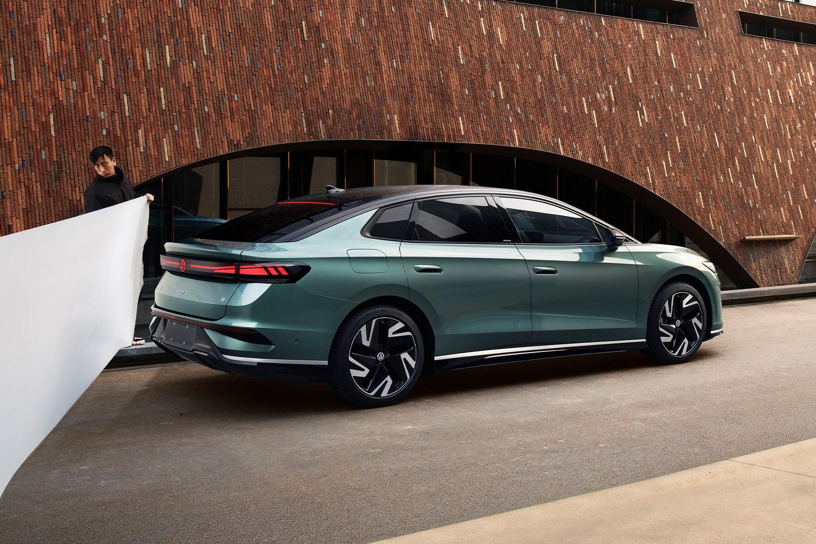 距离正式发布已经不远了上汽大众id7s实车图曝光