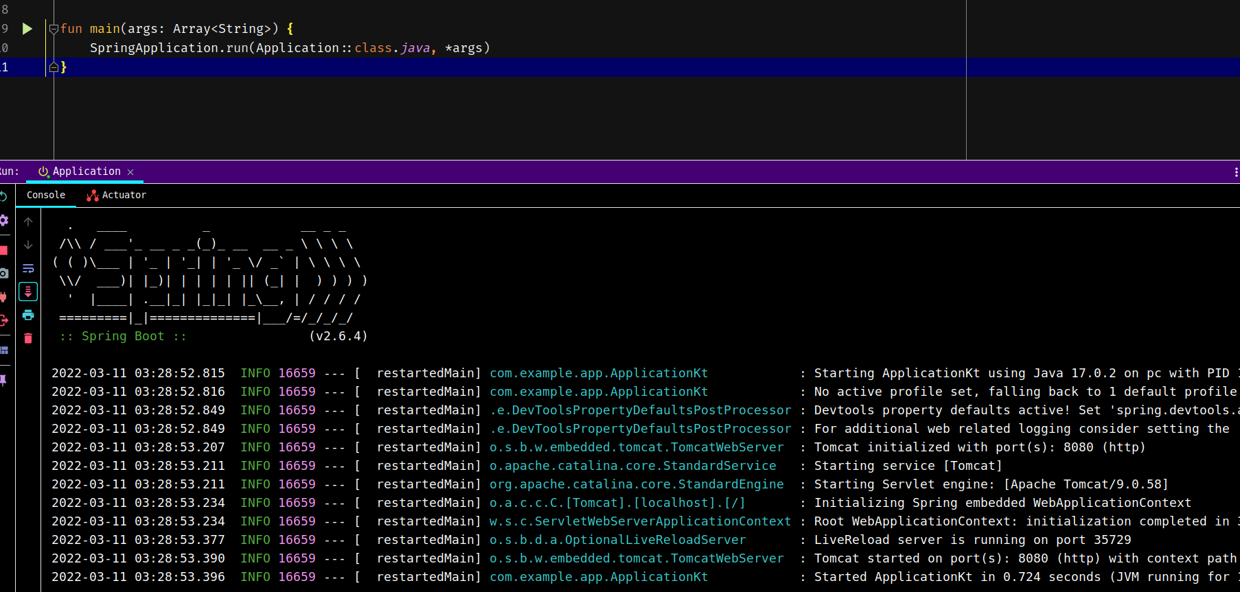 Springboot gradle 