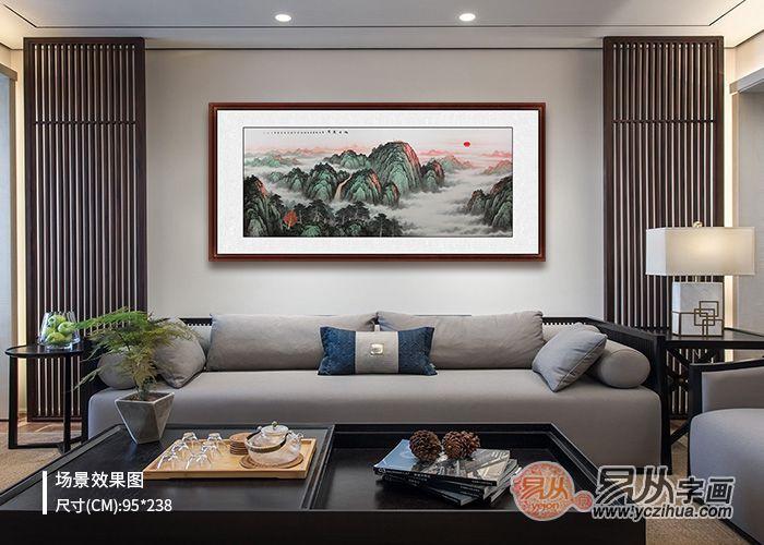 客厅装饰 客厅适合挂什么画 这些名家山水画你看过吗 - 知乎