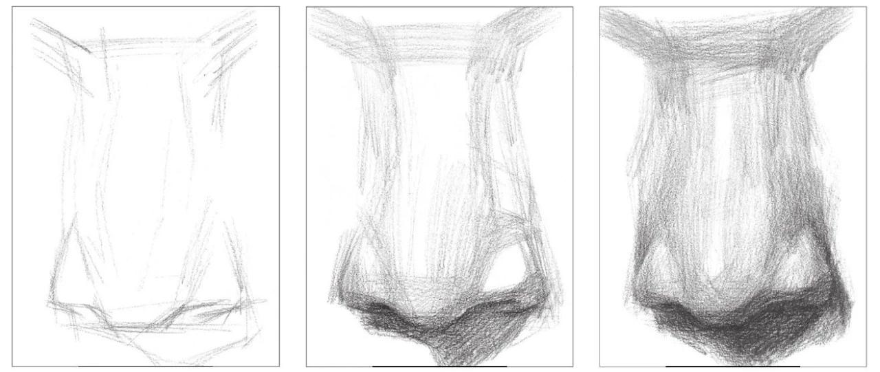 素描入门素描头像鼻子的画法步骤讲解