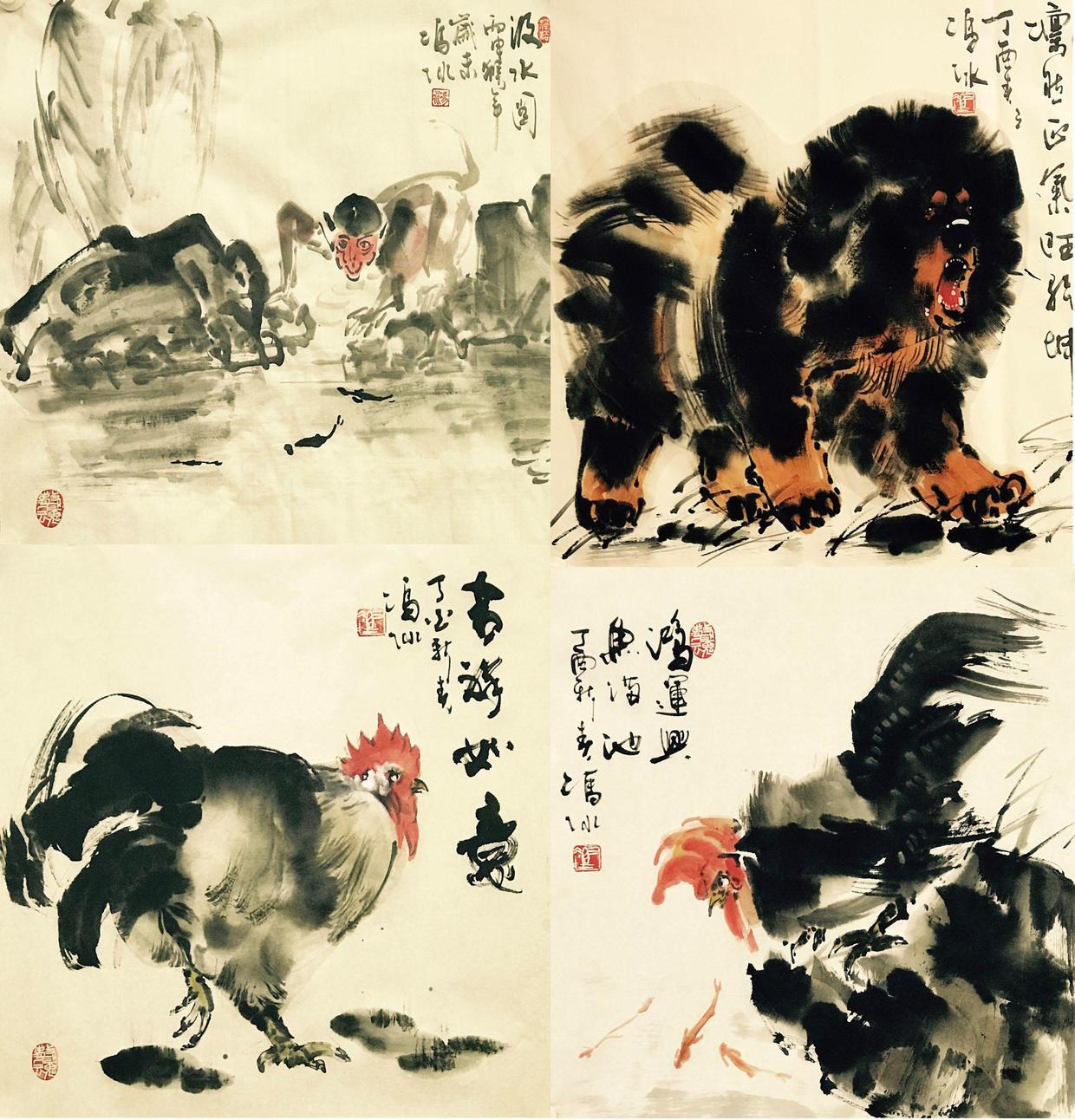 中国画獒第一人冯冰