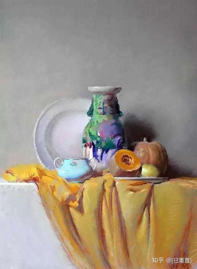 你见过这么精致的色粉作品吗真的很棒