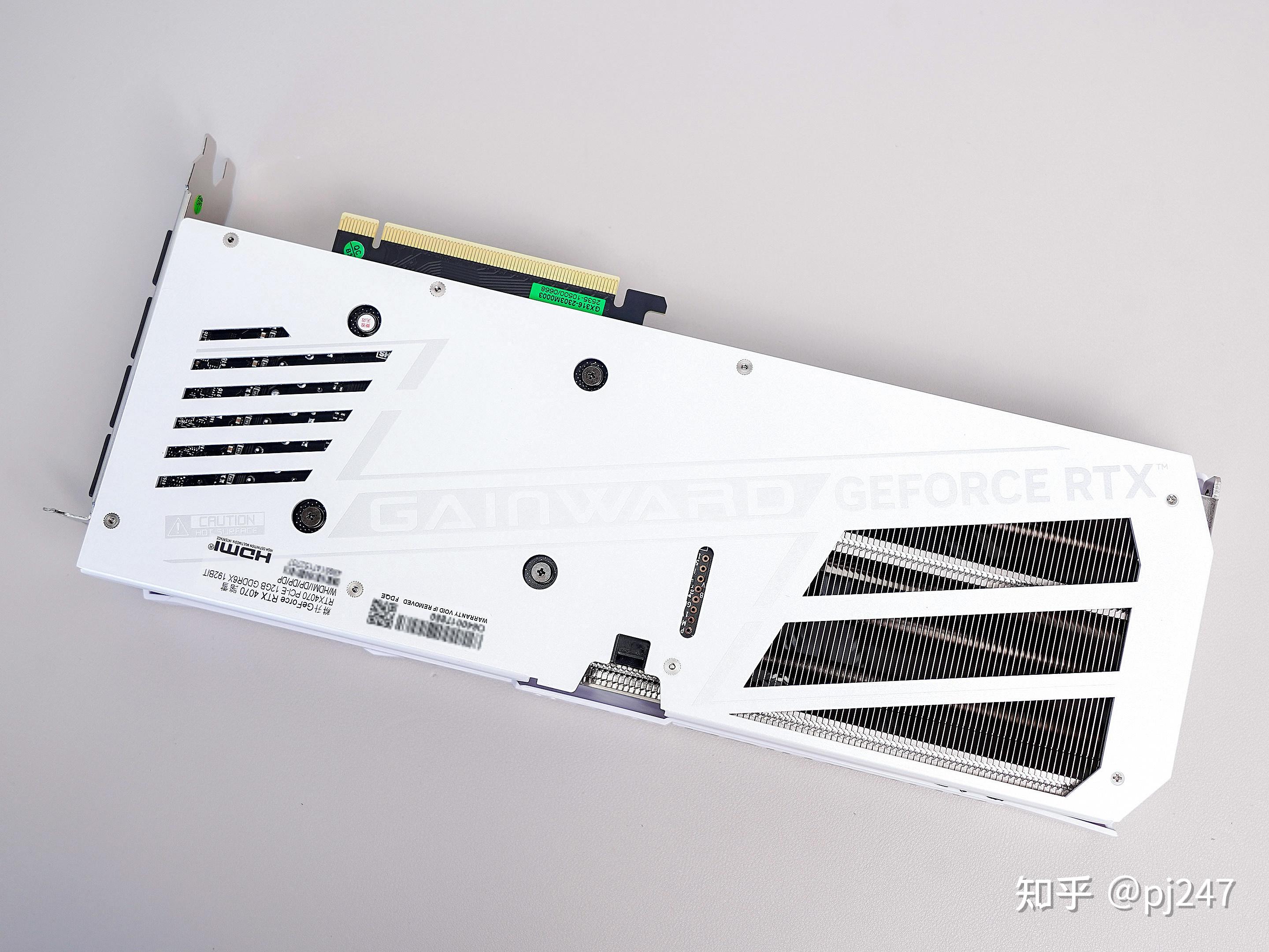 耕升 rtx 4070 踏雪开箱图赏