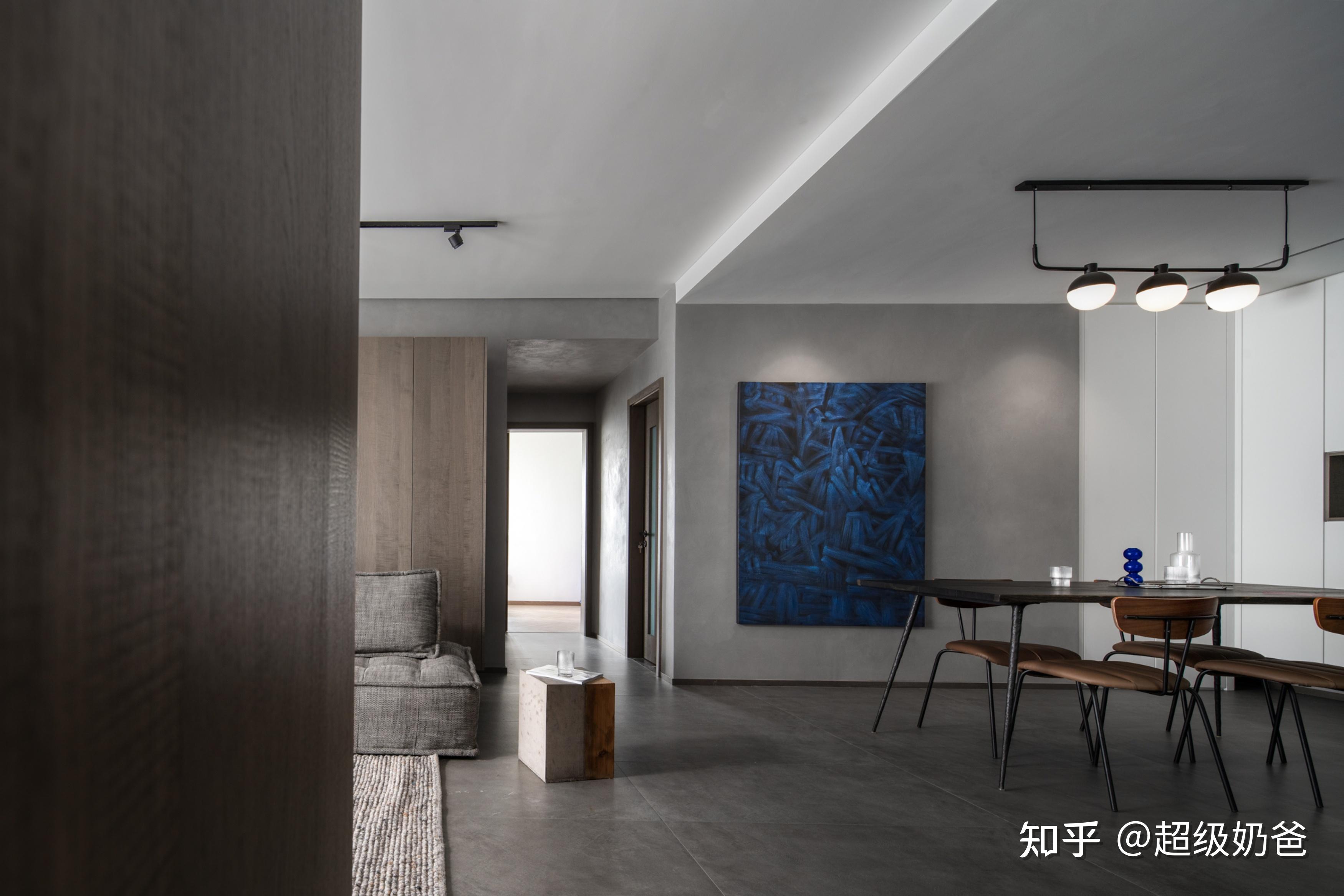 140㎡极简风舍一房换衣帽间回字形动线太高级了