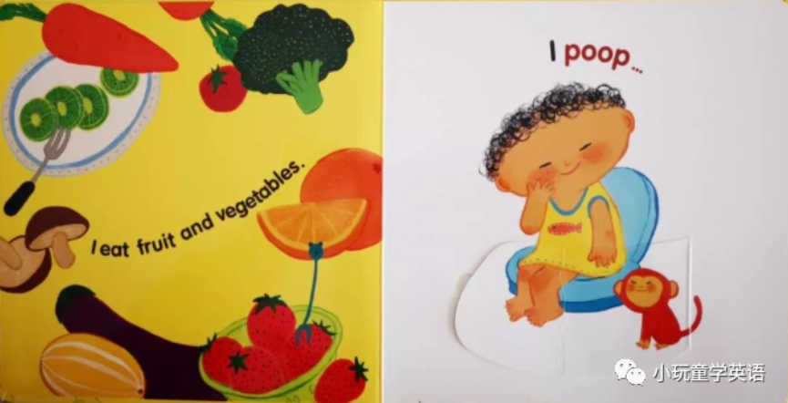 绘本精读0基础英语启蒙必备甜心英语ipoop生动有趣的屎尿屁绘本
