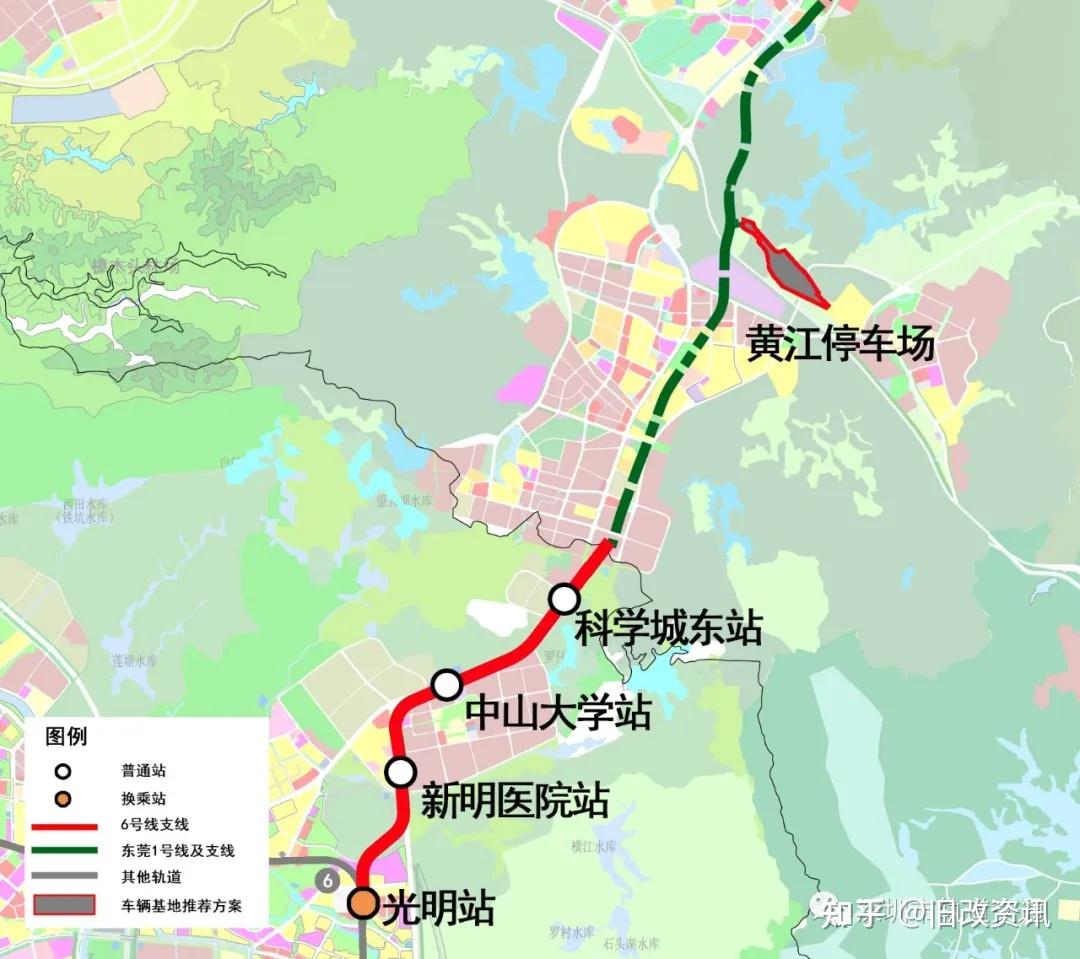 深圳地铁最新规划共6条新线96个新站点曝光