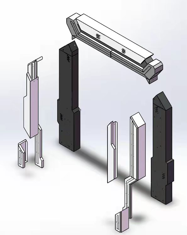 钣金拆图展开,钣金结构设计优化,3d设计建模优化;机箱,机柜,机架等机