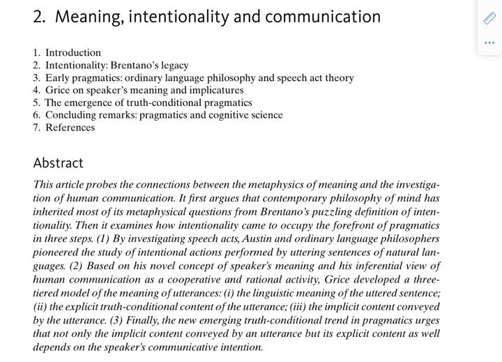 意义,意向性与交流 Meaning, intentionality and communication - 知乎