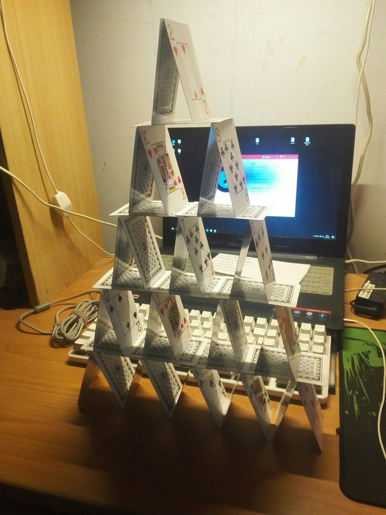 搭纸牌塔有哪些技巧? - 知乎