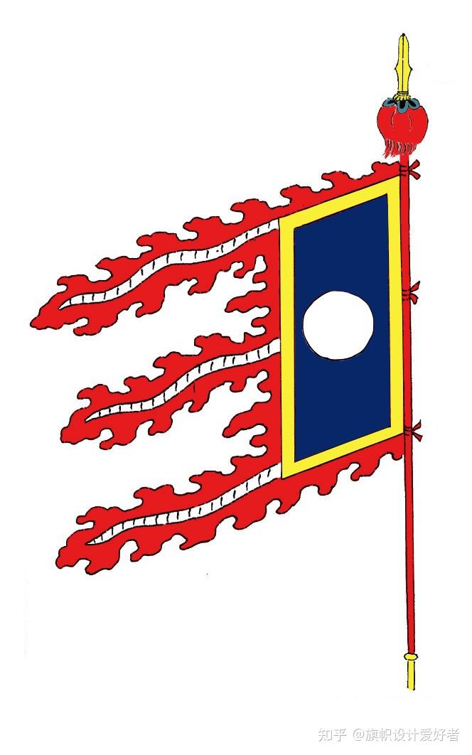大明帝国国旗日月旗图片