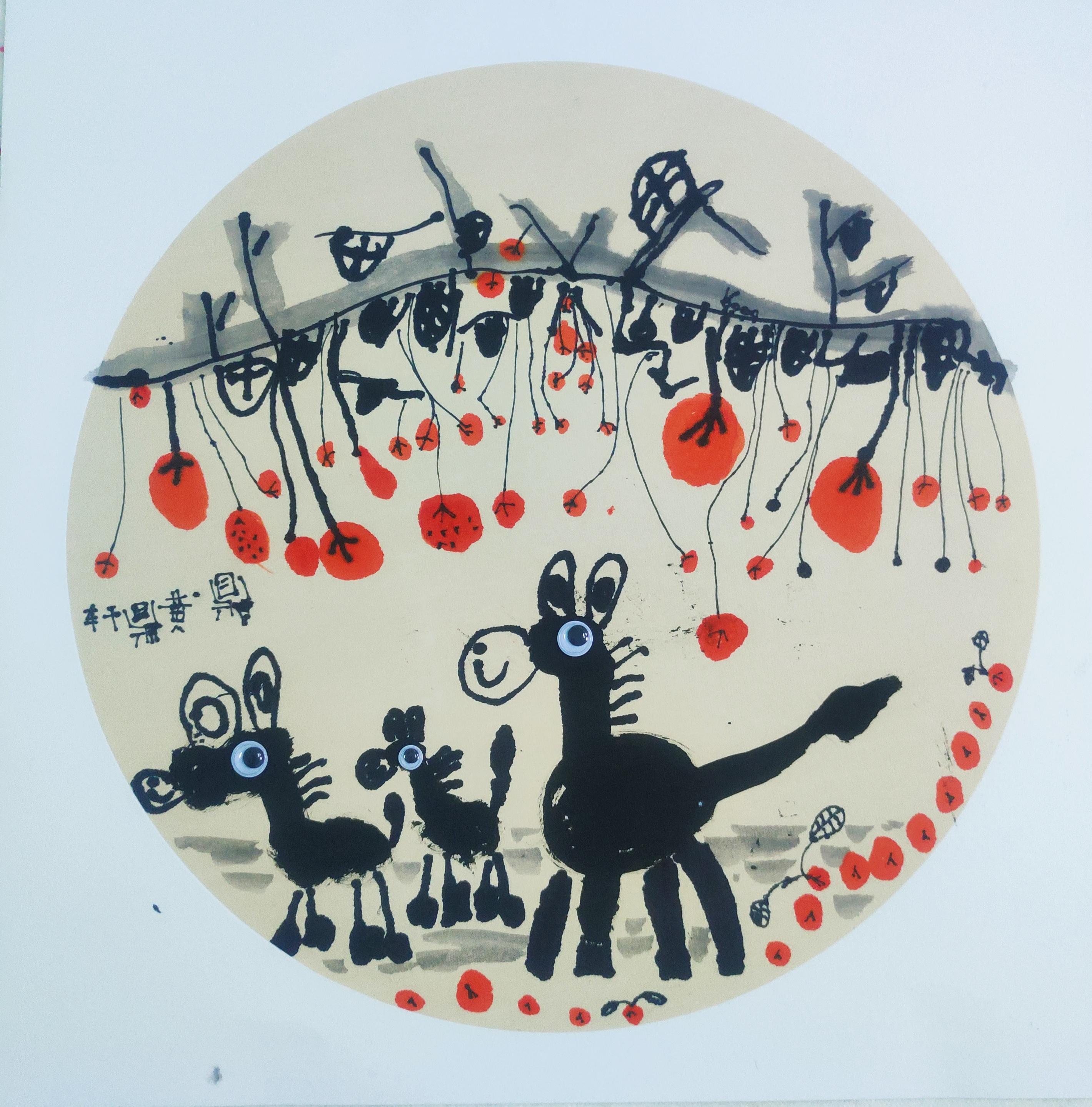 少儿创意美术课件ppt分享蚂蚁搬西瓜