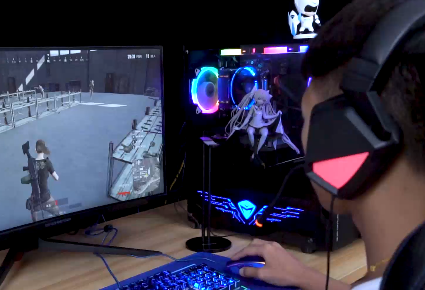 搞机作战室diy电竞主机机械师t90t台式机性能评测