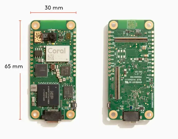 将nxpimxrt1176mcu与edgetpu相结合的coraldevboardmicro大小与pizero