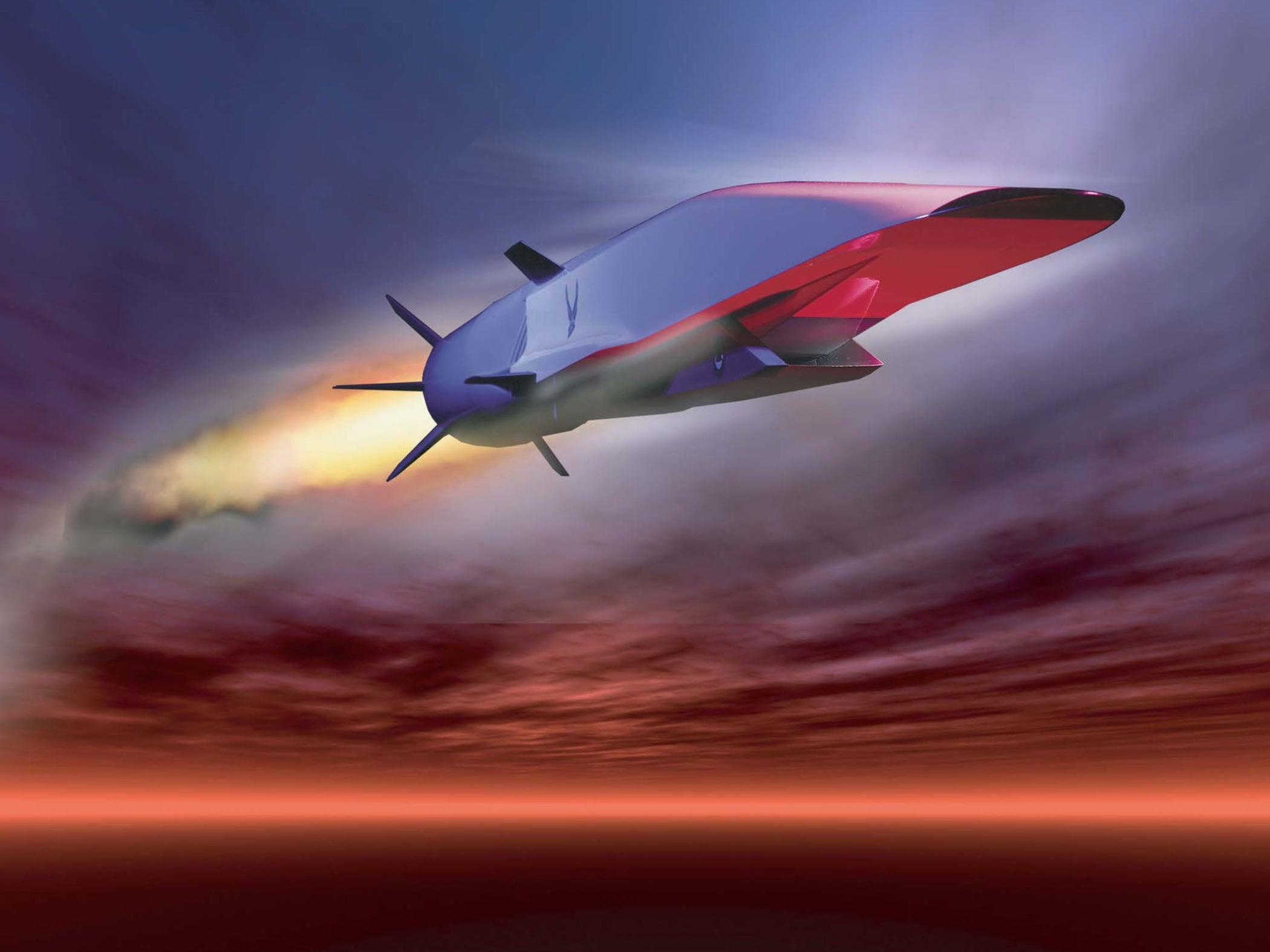 高超音速滑翔导弹图片