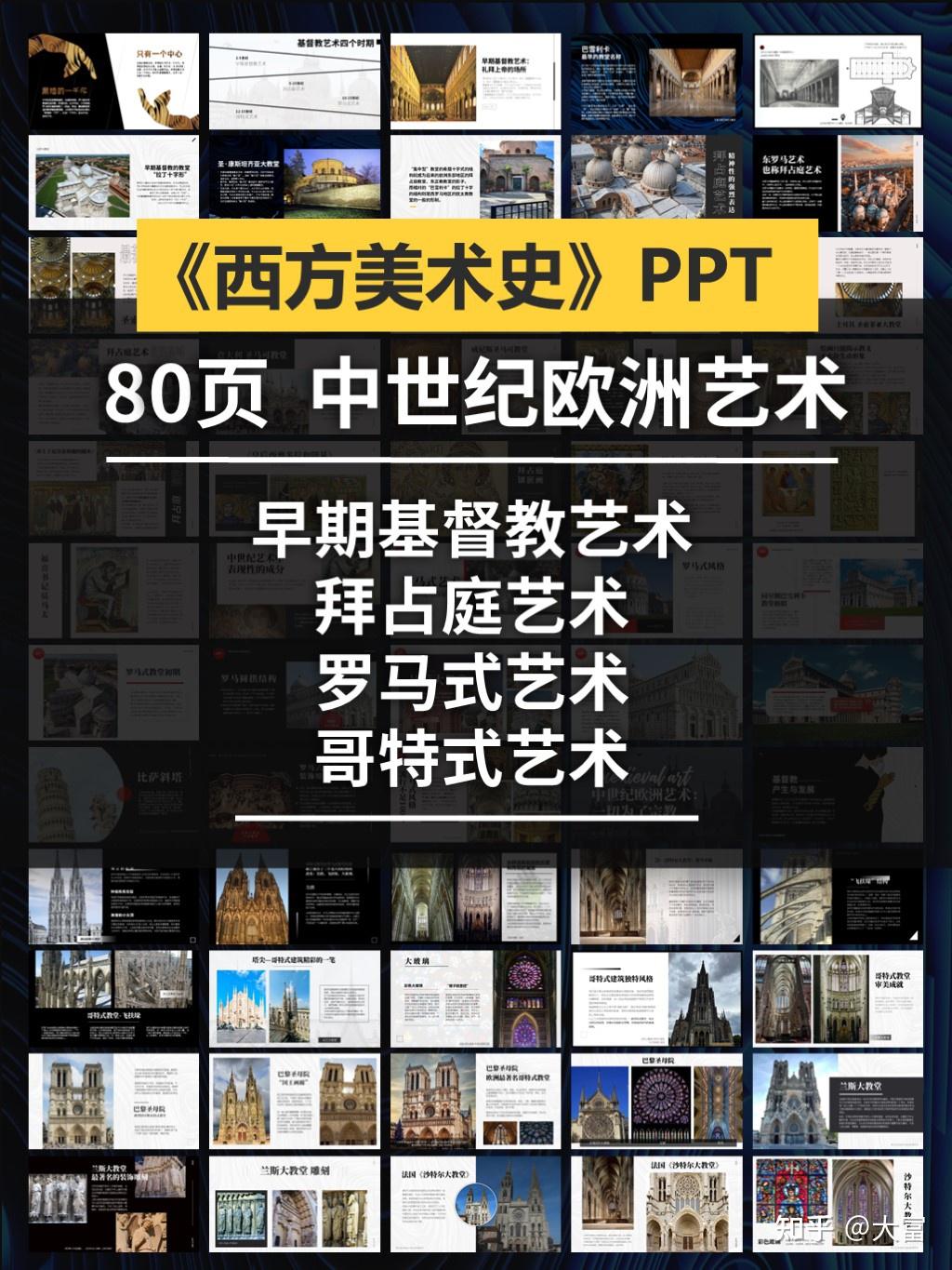 630页《西方艺术史》超美PPT课件，零基础讲透西方艺术史 - 知乎
