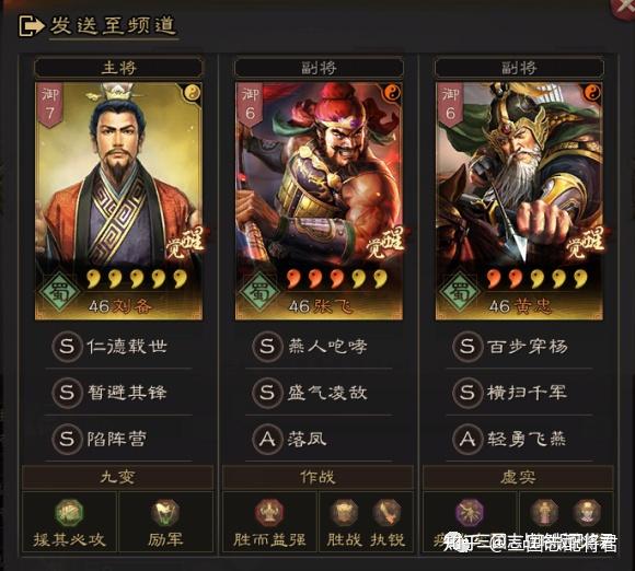 三国志战略版平民蜀盾，黄忠配张飞，输出稳定上限高! 知乎