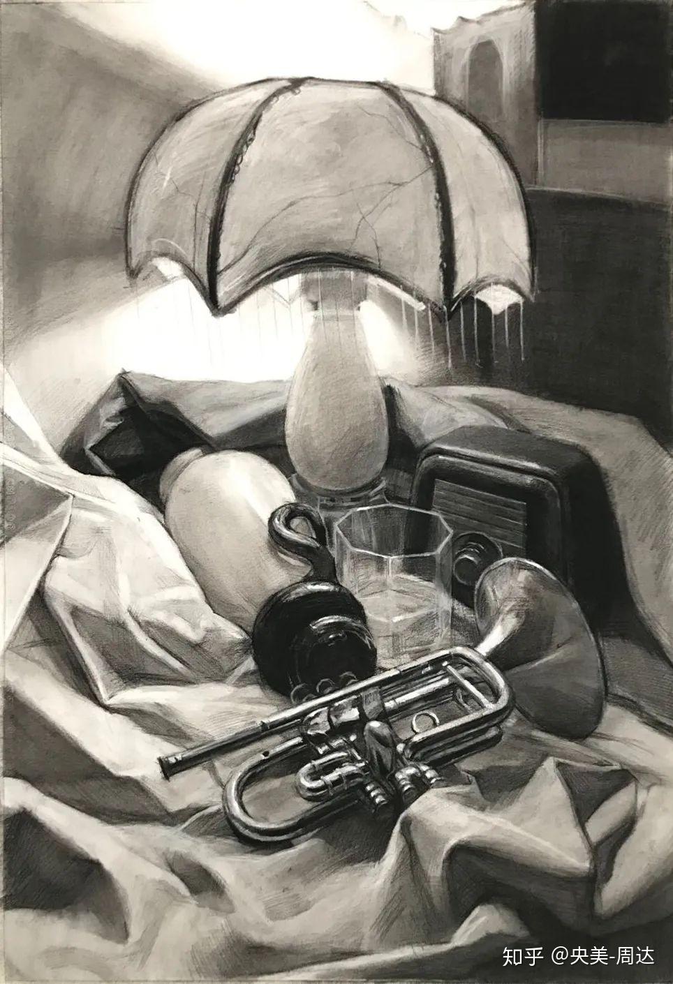 2020年中央美术学院造型基础部素描课