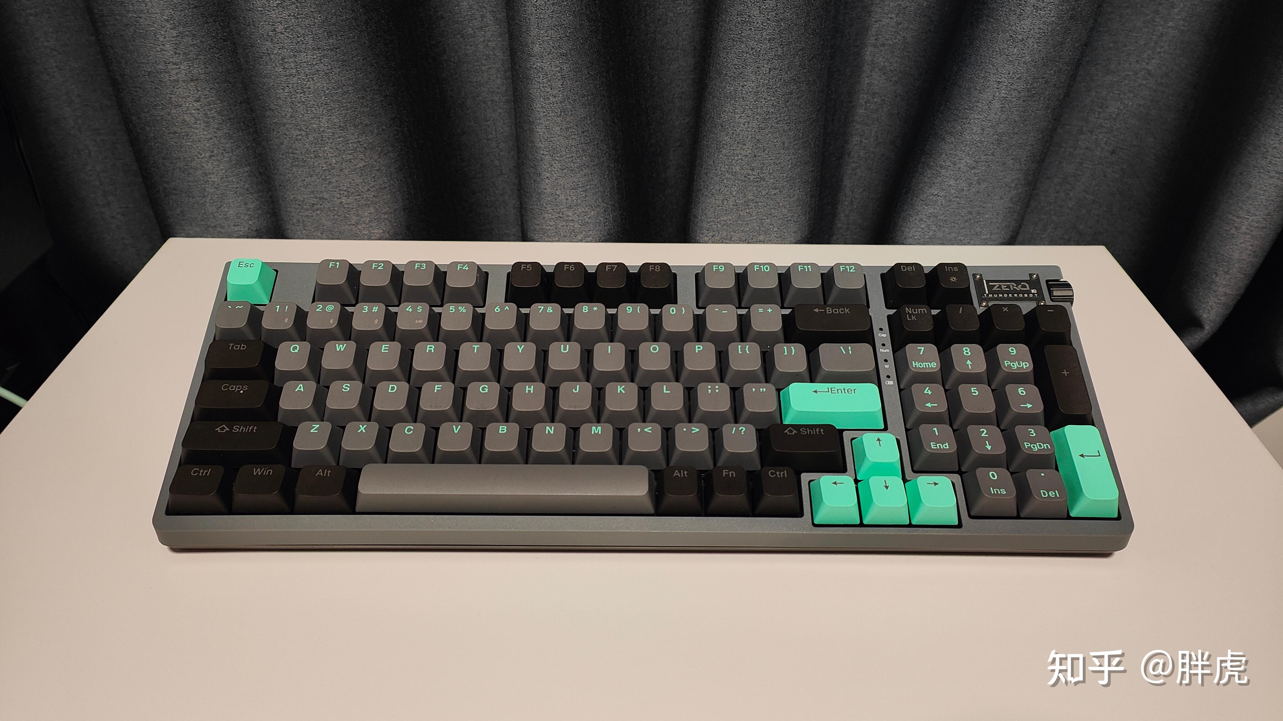 雷神zero机械键盘一把399元上手即用的98配列三模热插拔键盘