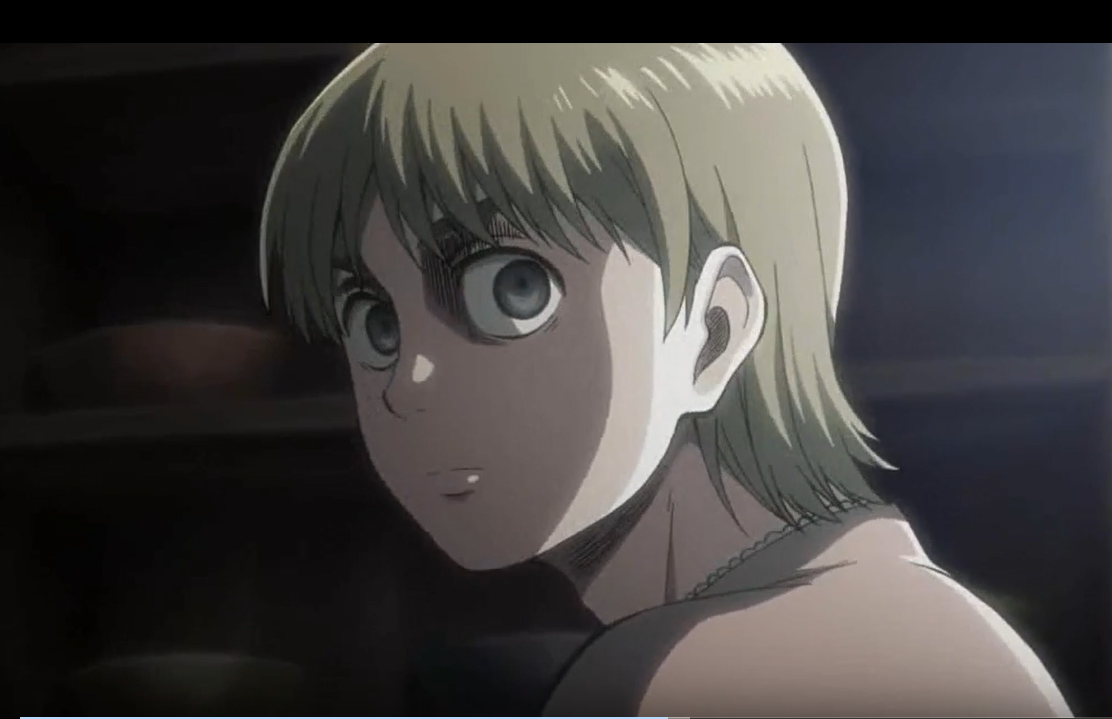 登场于漫画36话,tv第二季第2话,由于吉克参战,墙内突然出现众多巨人