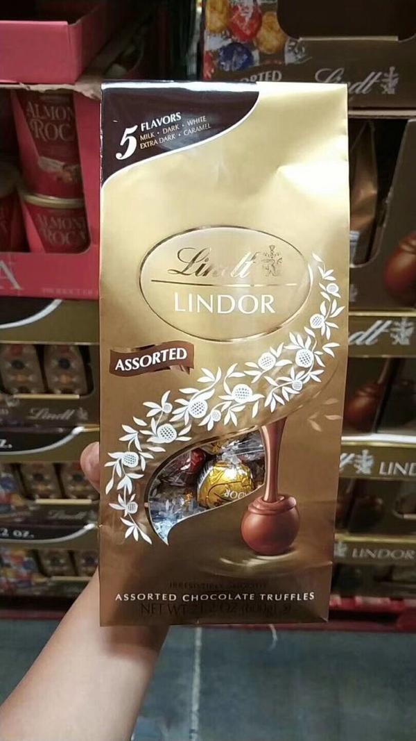 lindor瑞士莲巧克力600g