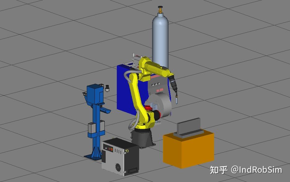 ROBOGUIDE软件：FANUC机器人弧焊焊接起始点接触寻位虚拟仿真 知乎