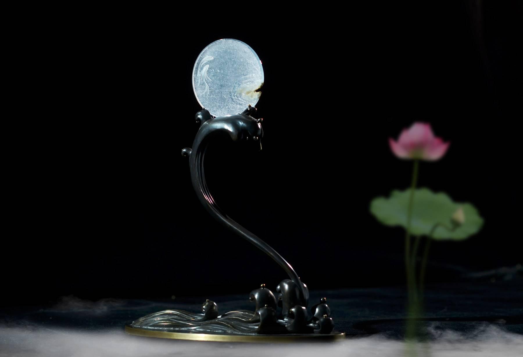 玉雕新作【如鱼得水】,将自然的绝美意境定成永恒