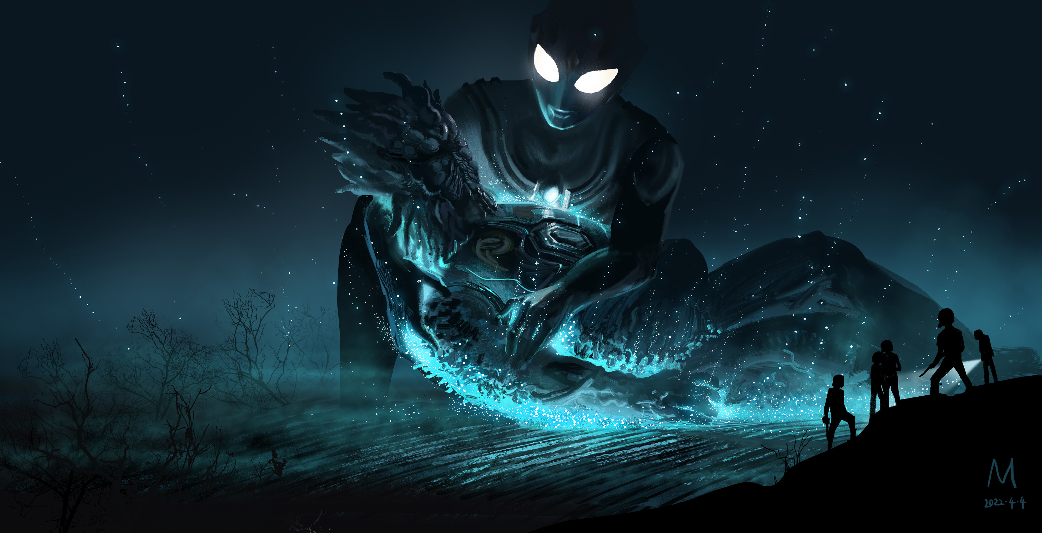 有没有超级炫酷的奥特曼壁纸