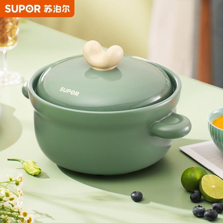 苏泊尔supor豆芽煲砂锅汤锅炖锅2.0l新陶养生煲萌煲系 京东 199.00