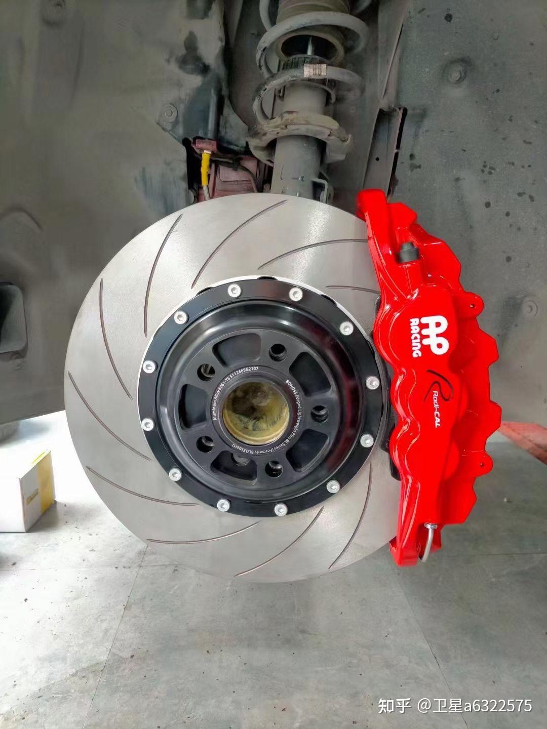 宝马z4刹车改装ap8522六活塞卡钳搭配380划线盘