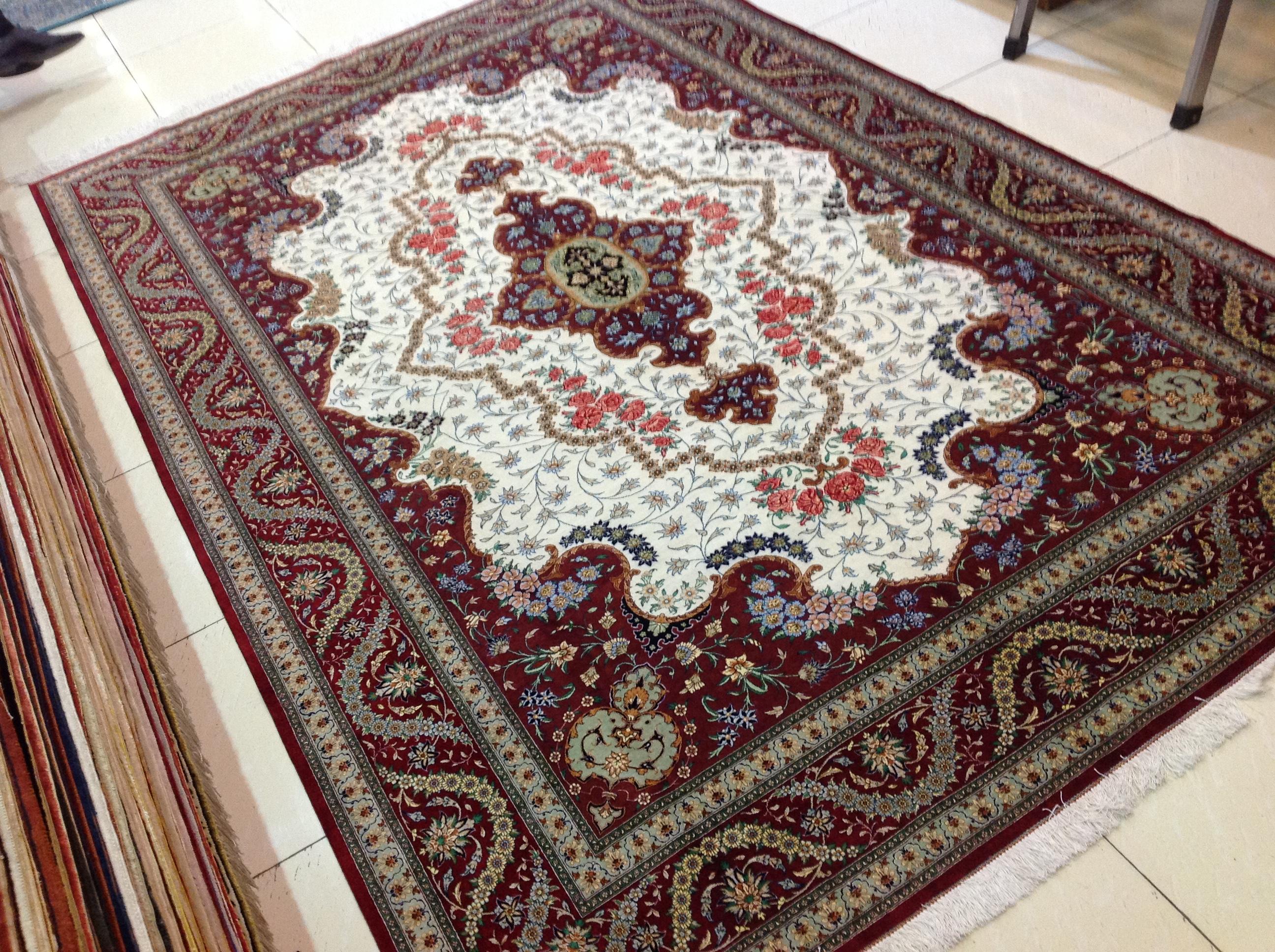 手工真丝地毯真漂亮