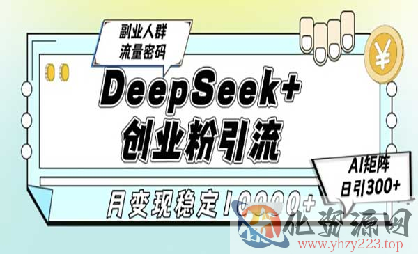 DeepSeek创业引流_wwz