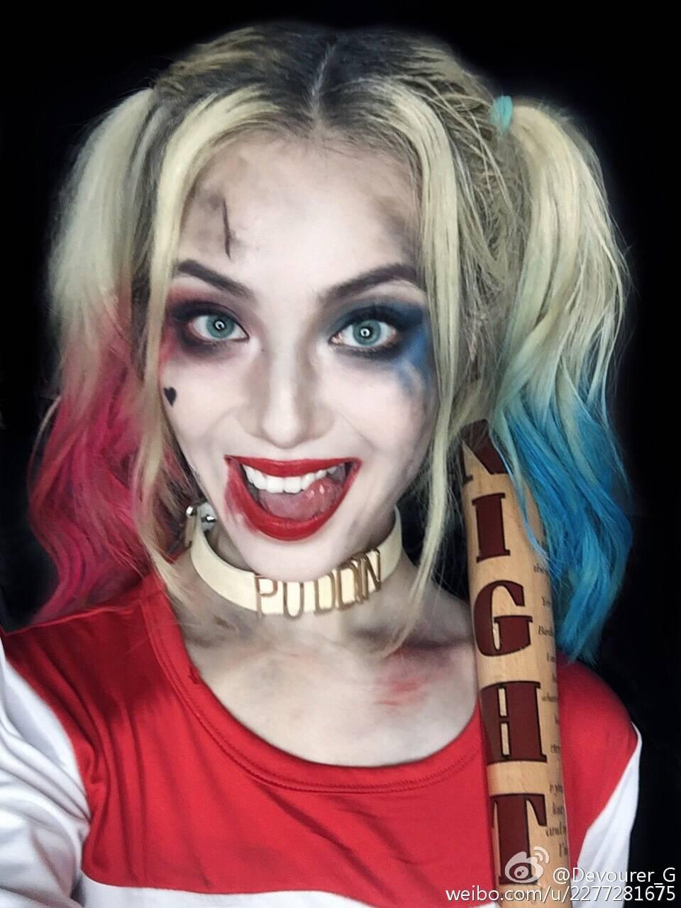该如何化自杀小队哈莉奎恩小丑女的妆
