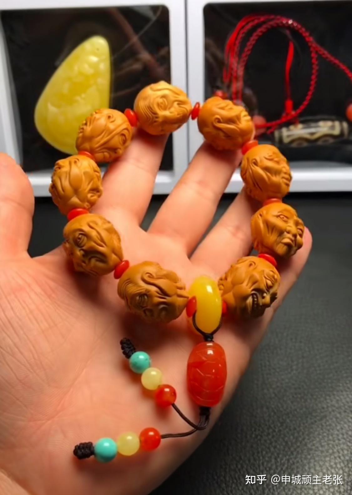 橄榄核手串配什么样的佩珠好看手串已盘亮