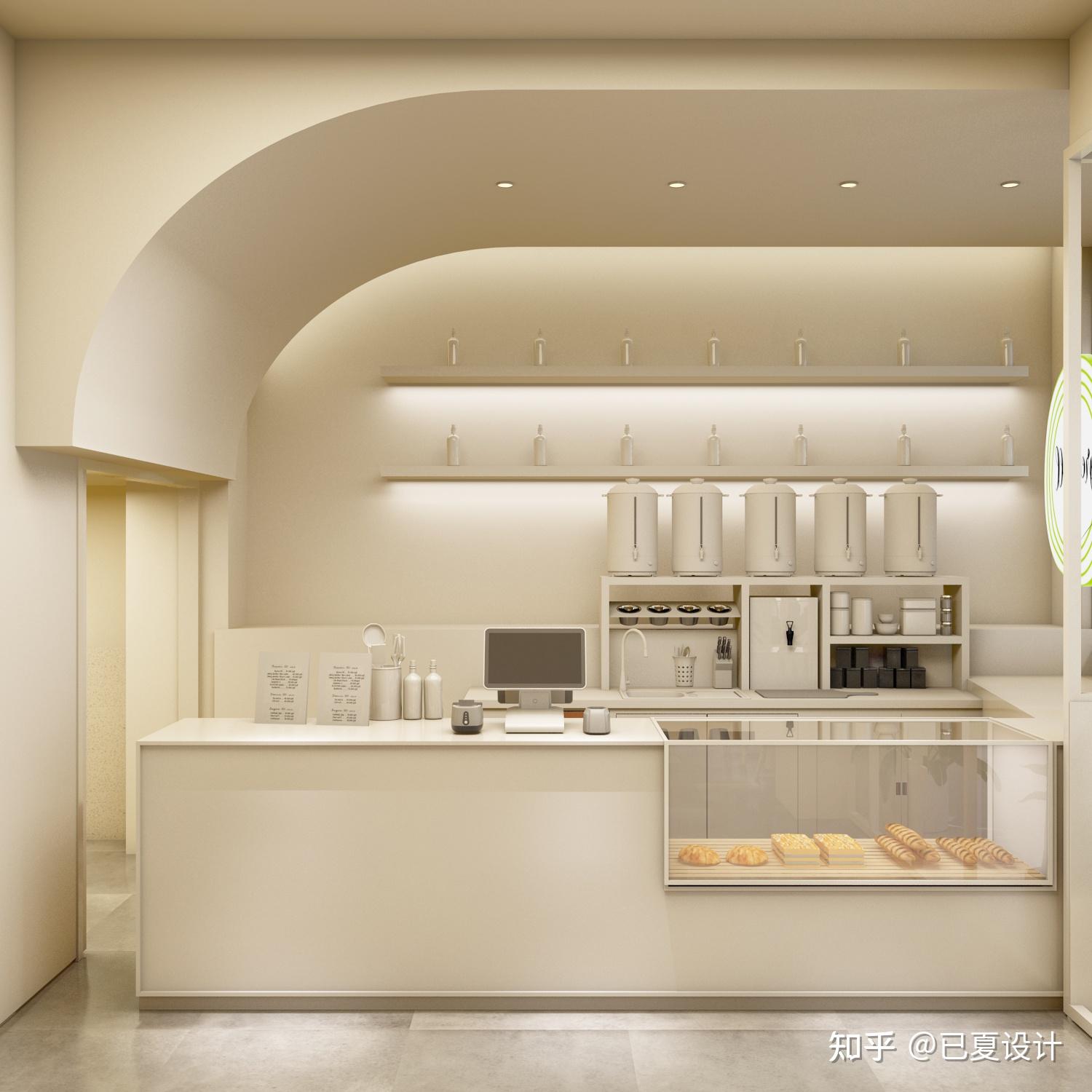 简约风格甜品店装修设计