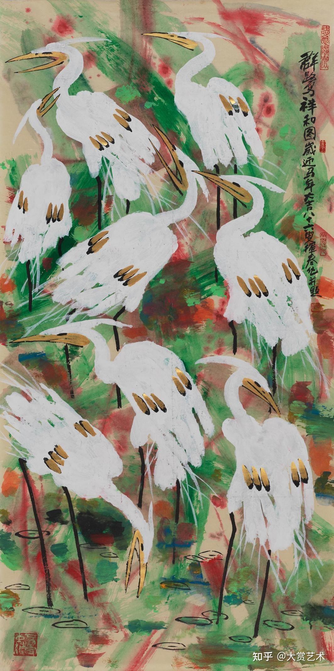 王挥春：珐琅彩壁画的奠基人和首创人之一，被誉为当代重彩画“ 第一人” - 知乎