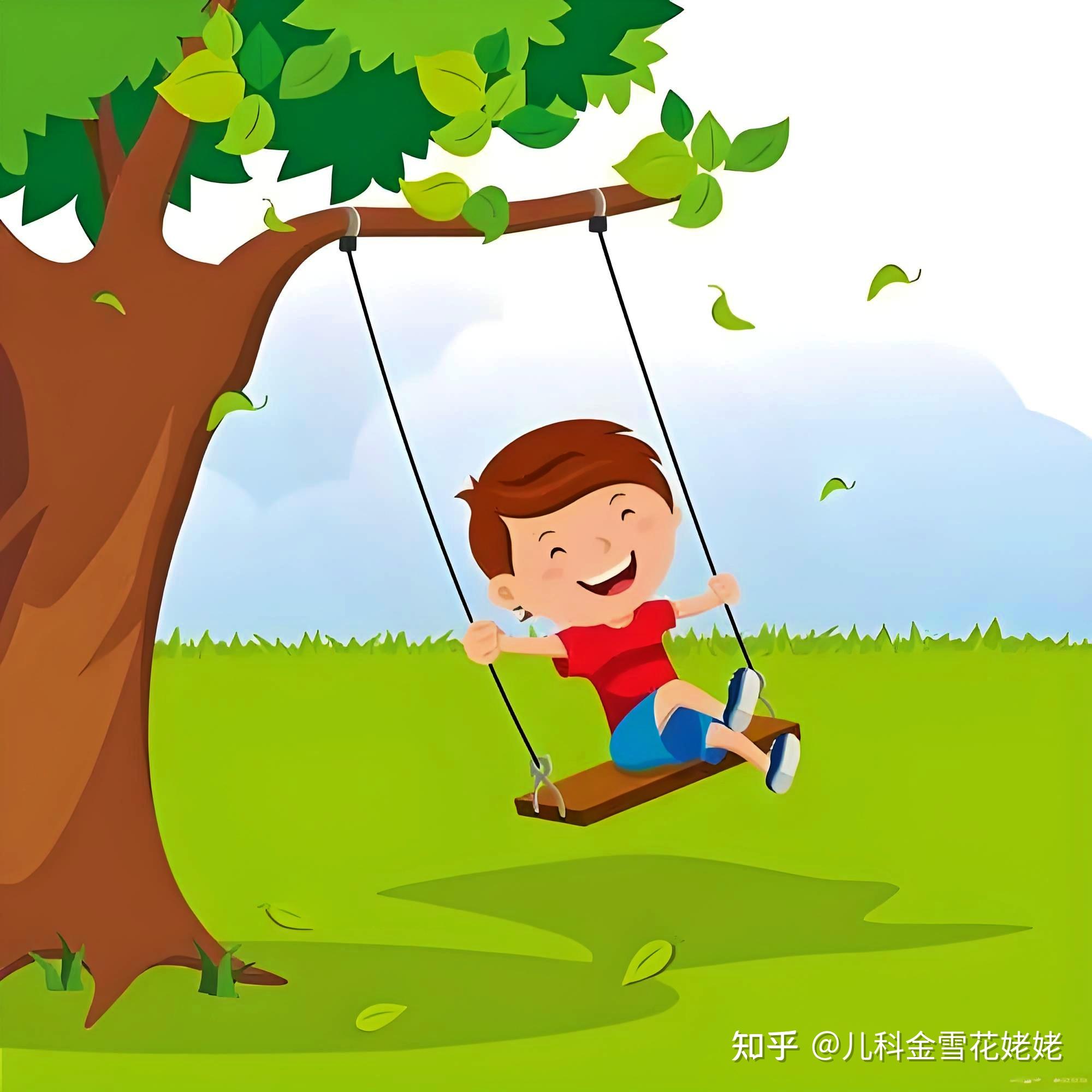 为什么小朋友这么喜欢荡秋千?
