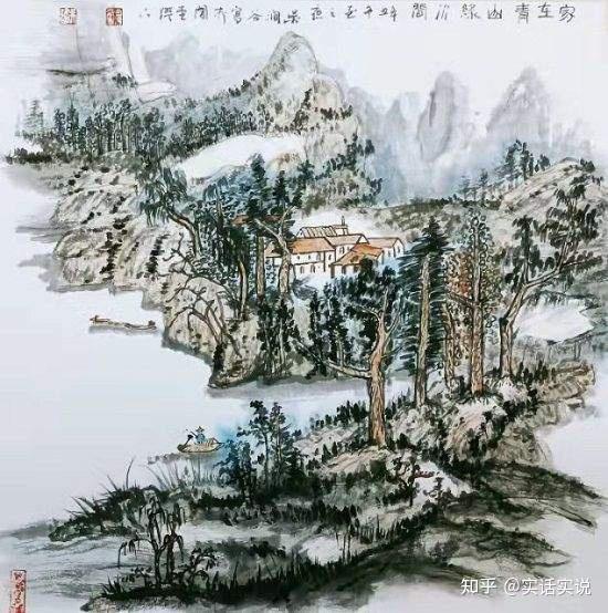 中国当代极具潜力的书画家吴建国作品欣赏