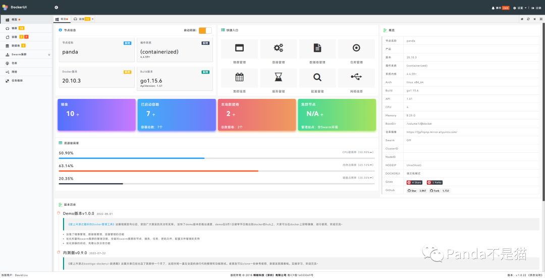 国人大佬开发的中文docker管理界面—dockerUI - 知乎