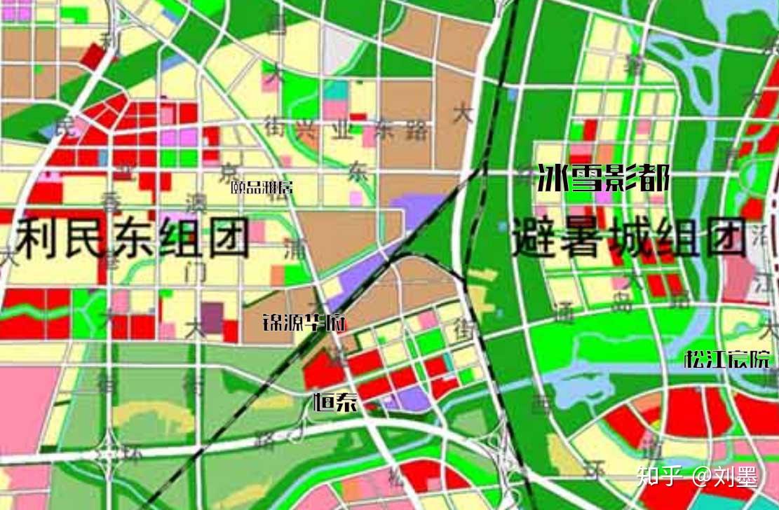 哈尔滨松北新区规划图图片