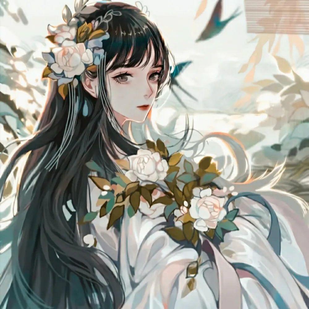 古风女生头像 感恩所有遇见,释怀一切遗憾,才能有勇气奔赴下一场山海.