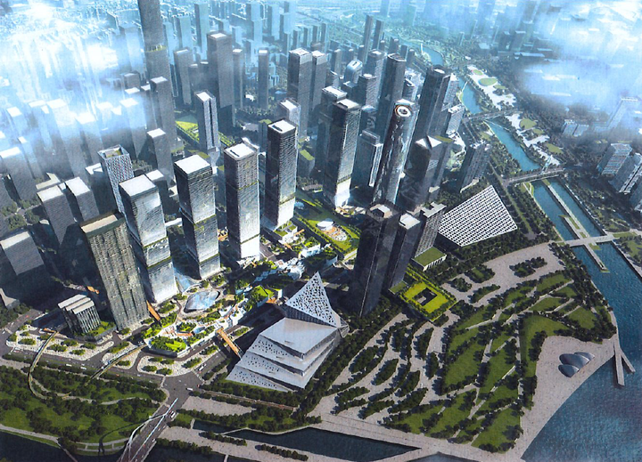 前海枢纽上盖六期竞赛优胜出炉丨深圳市前海综合交通枢纽上盖项目六期（西区）规划及概念设计 - 知乎