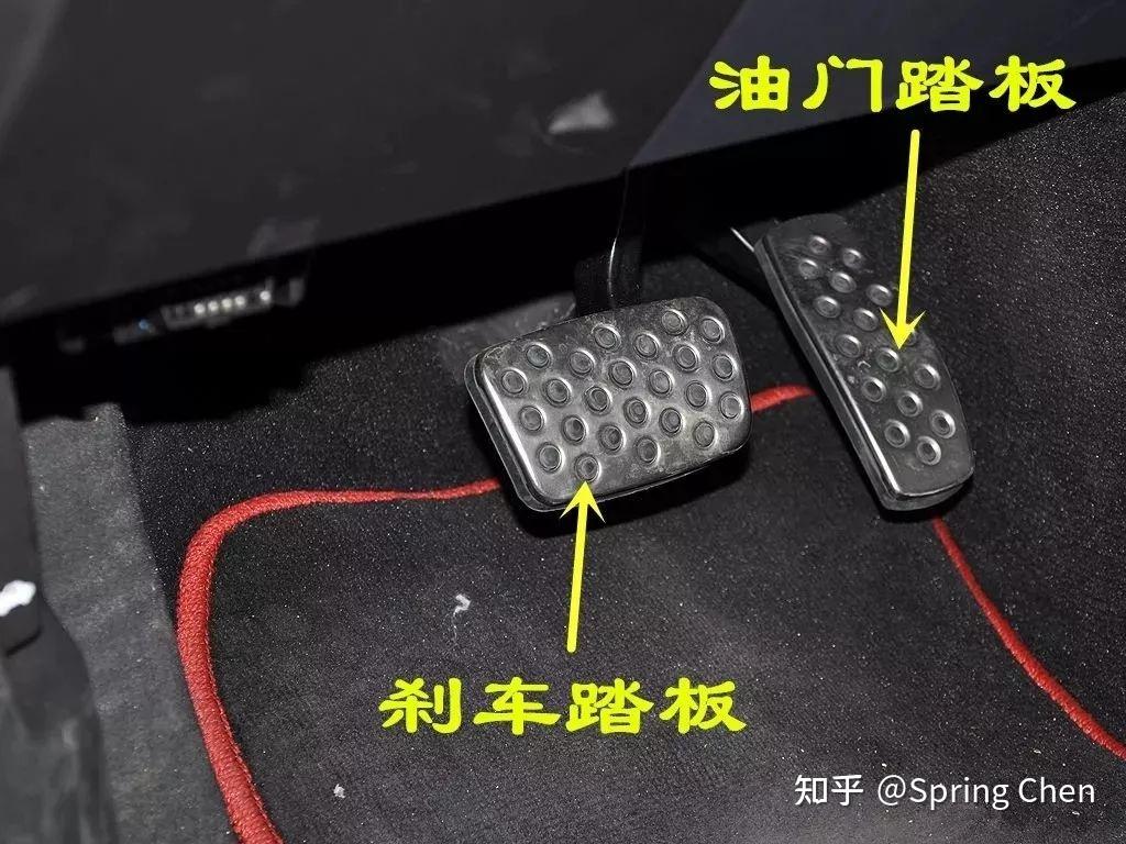 机动车三个踏板分别是什么