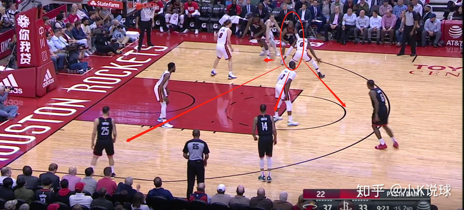 破联防的两种方式一是合理的战术布置二是合理的詹姆斯哈登